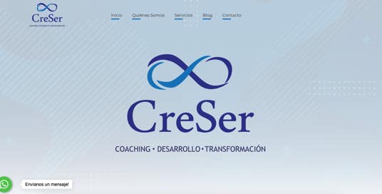 CreSer es la primera consultora de Coaching Ontológico Integral en Concepción, buscamos ampliar el mundo de posibilidades a las comunidades de la zona sur de Chile.